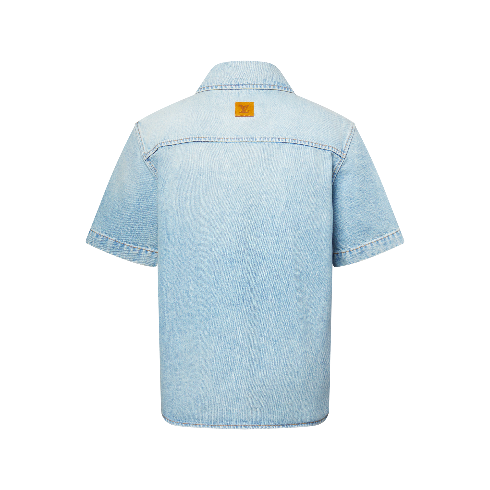 Louis Vuitton 半袖デニムシャツ Mサイズ Short-Sleeved Denim Shirt - Ready-to-Wear 1AGJOQ | LOUIS VUITTON